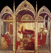 Ambrogio Lorenzetti Birth of the Virgin painting